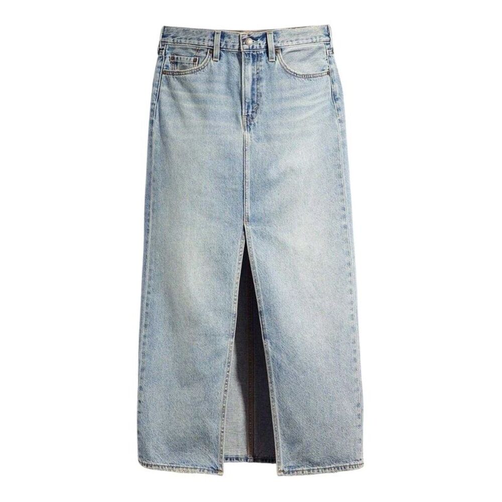 Levis Womens/Ladies Denim High Waist Maxi Skirt / Blue